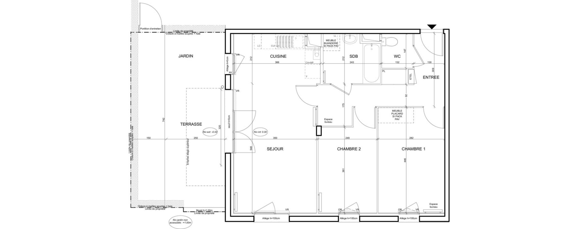 Appartement T3 de 65,28 m2 &agrave; Louviers Centre