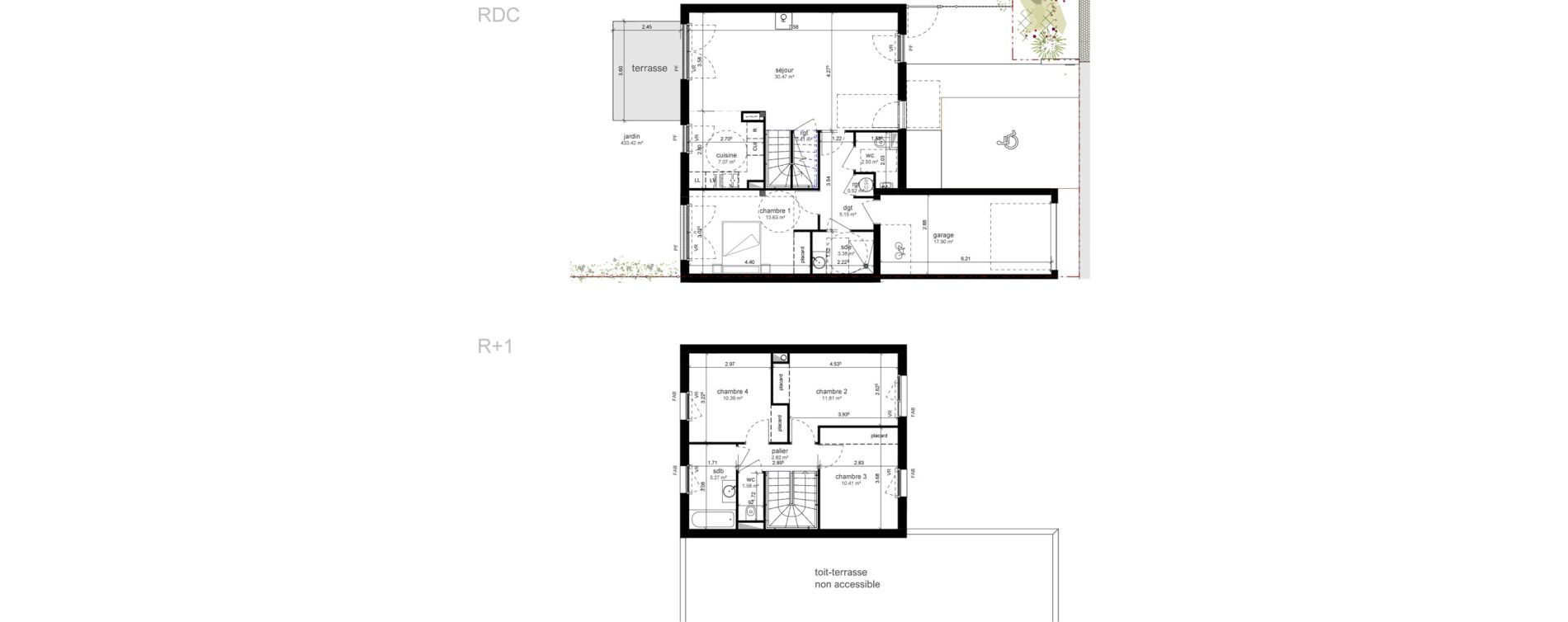 Maison T5 de 105,41 m2 &agrave; Agon-Coutainville Centre