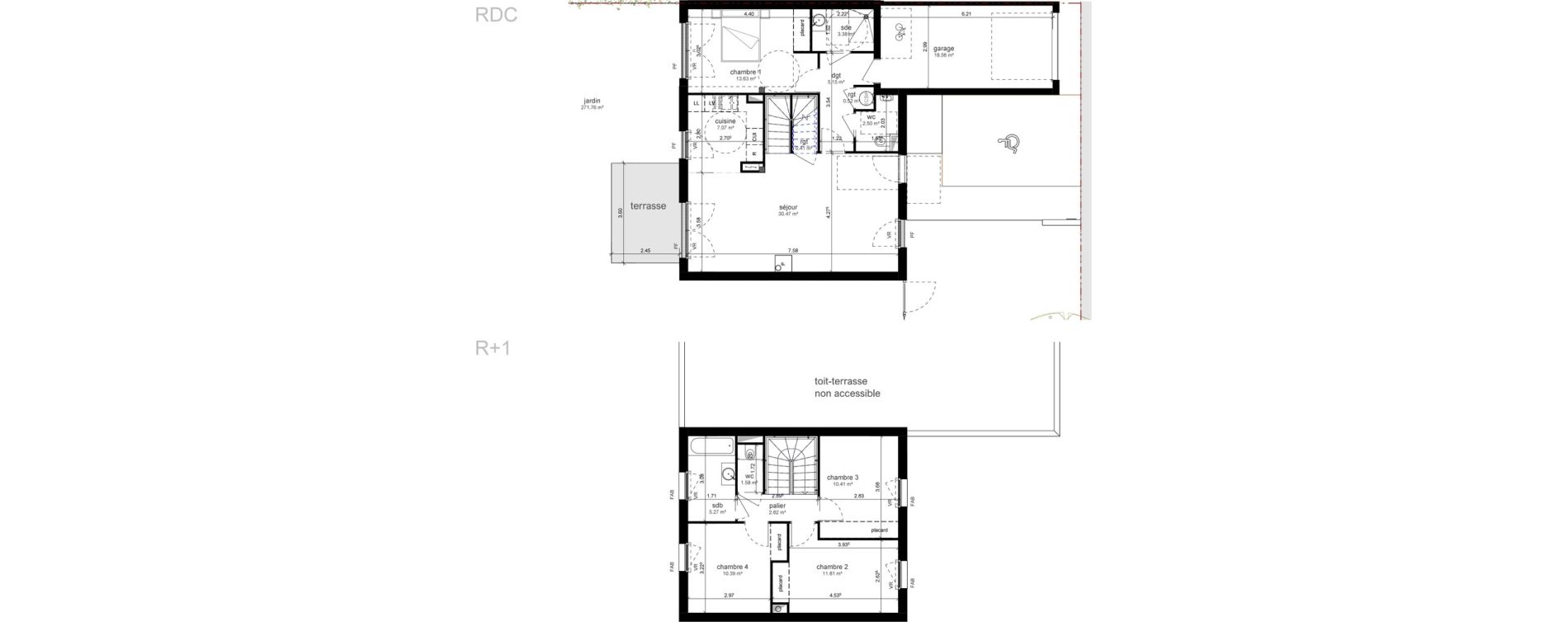 Maison T5 de 105,41 m2 &agrave; Agon-Coutainville Centre