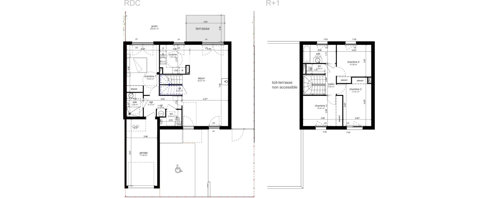 Maison T5 de 105,41 m2 &agrave; Agon-Coutainville Centre