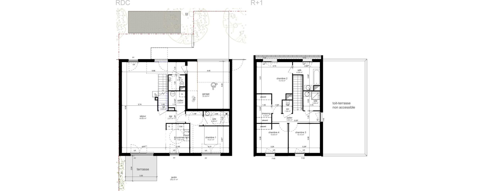 Maison T5 de 135,34 m2 &agrave; Agon-Coutainville Centre