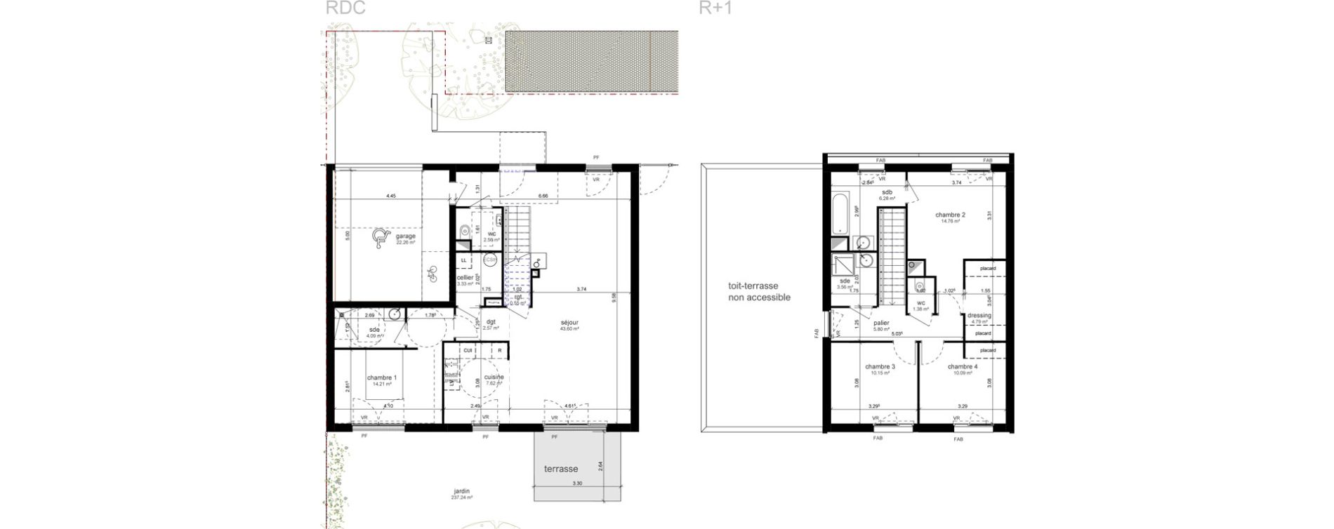 Maison T5 de 135,34 m2 &agrave; Agon-Coutainville Centre