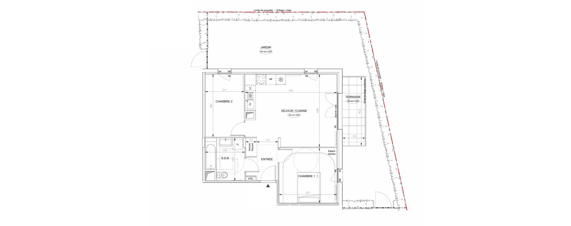 Appartement T3 de 56,13 m2 &agrave; Barneville-Carteret Centre