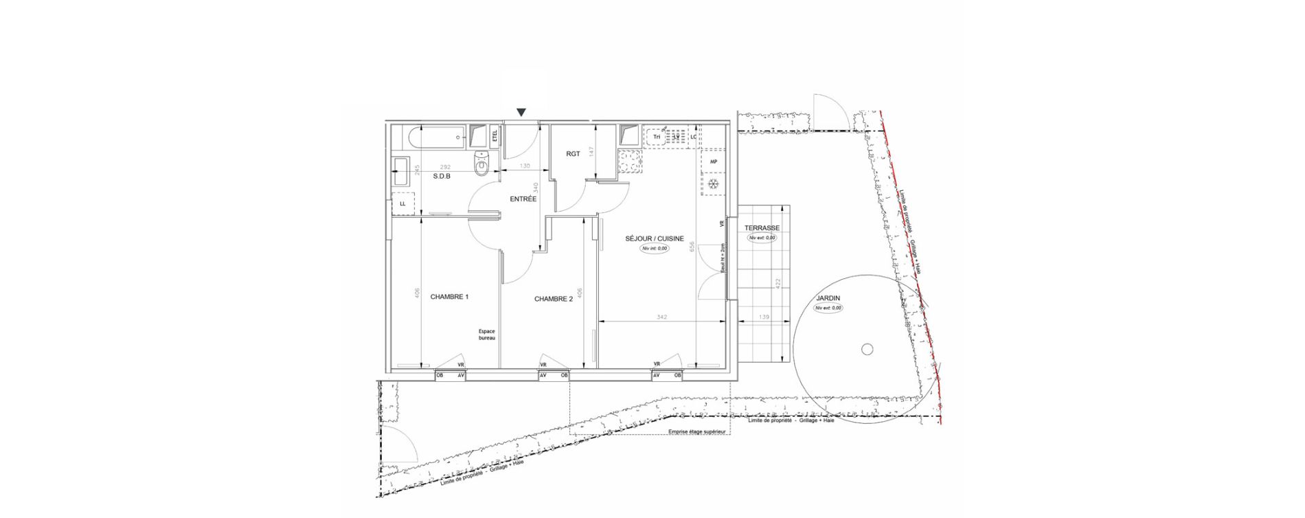 Appartement T3 de 56,83 m2 &agrave; Barneville-Carteret Centre