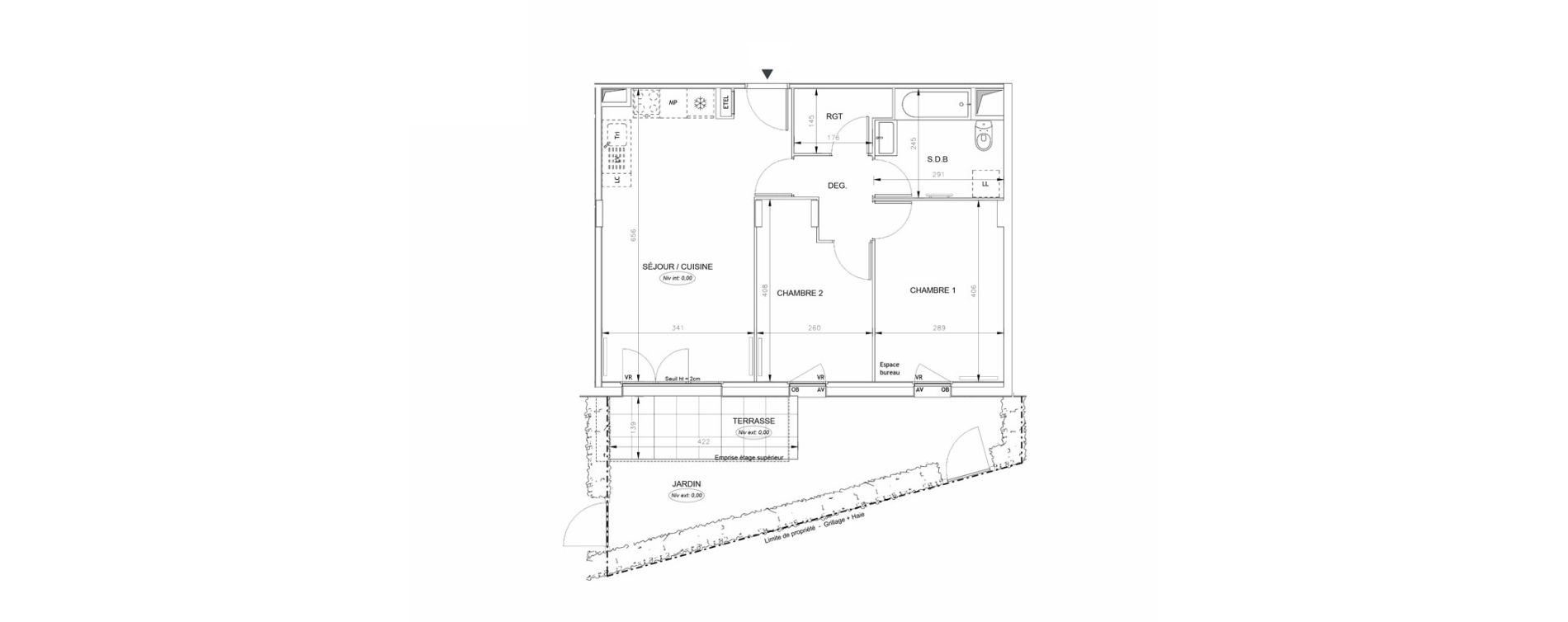 Appartement T3 de 56,82 m2 &agrave; Barneville-Carteret Centre