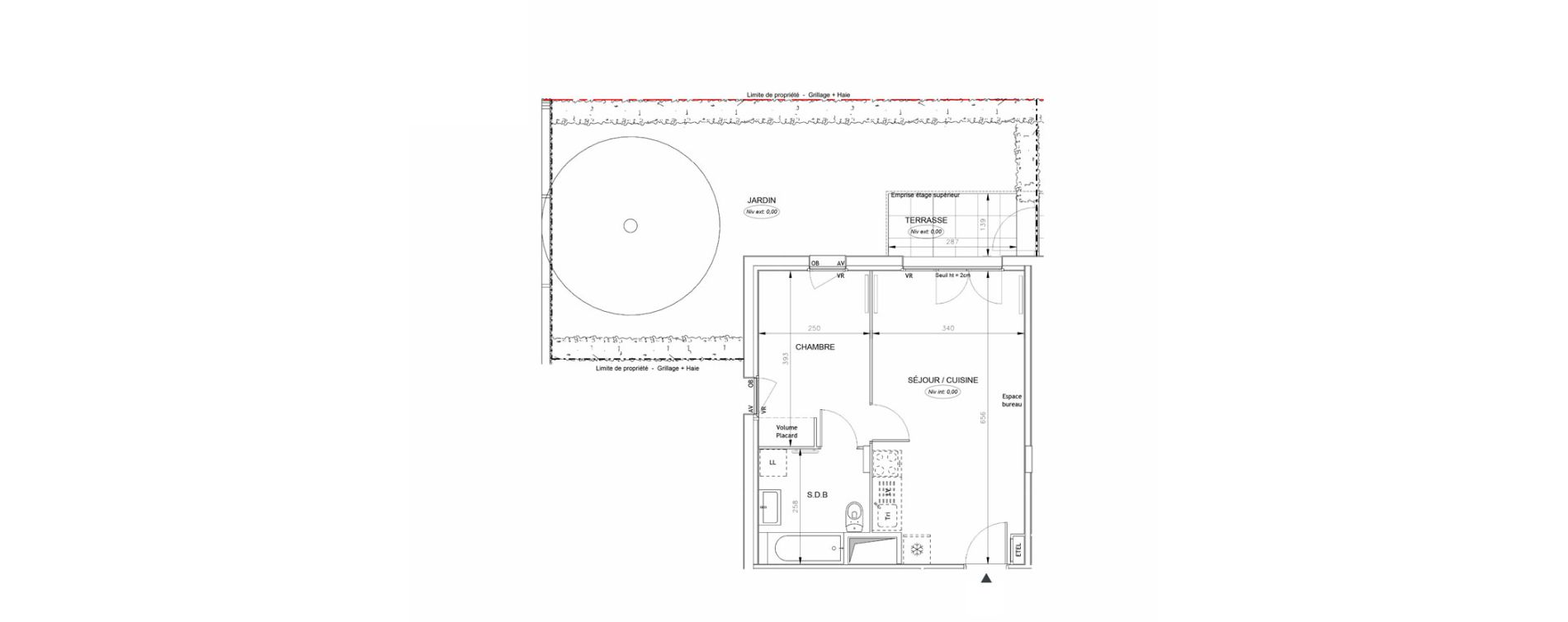 Appartement T2 de 37,40 m2 &agrave; Barneville-Carteret Centre