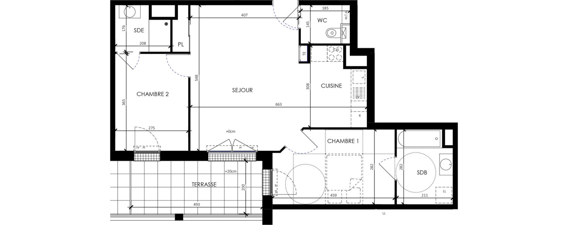 Appartement T3 de 63,84 m2 &agrave; Barneville-Carteret Centre