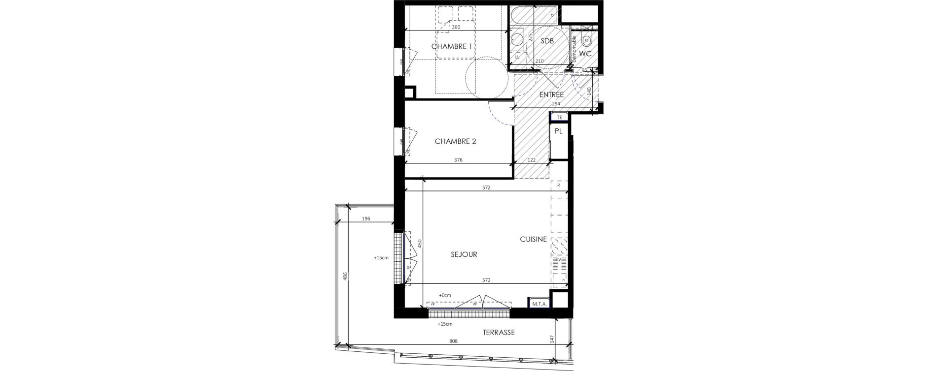 Appartement T3 de 61,15 m2 &agrave; Barneville-Carteret Centre