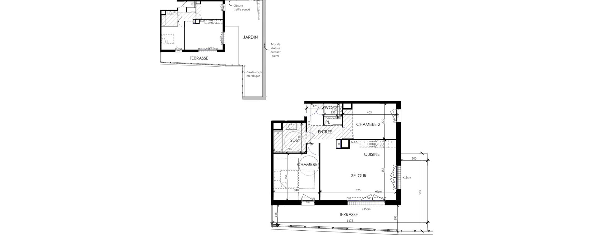 Appartement T3 de 61,81 m2 &agrave; Barneville-Carteret Centre