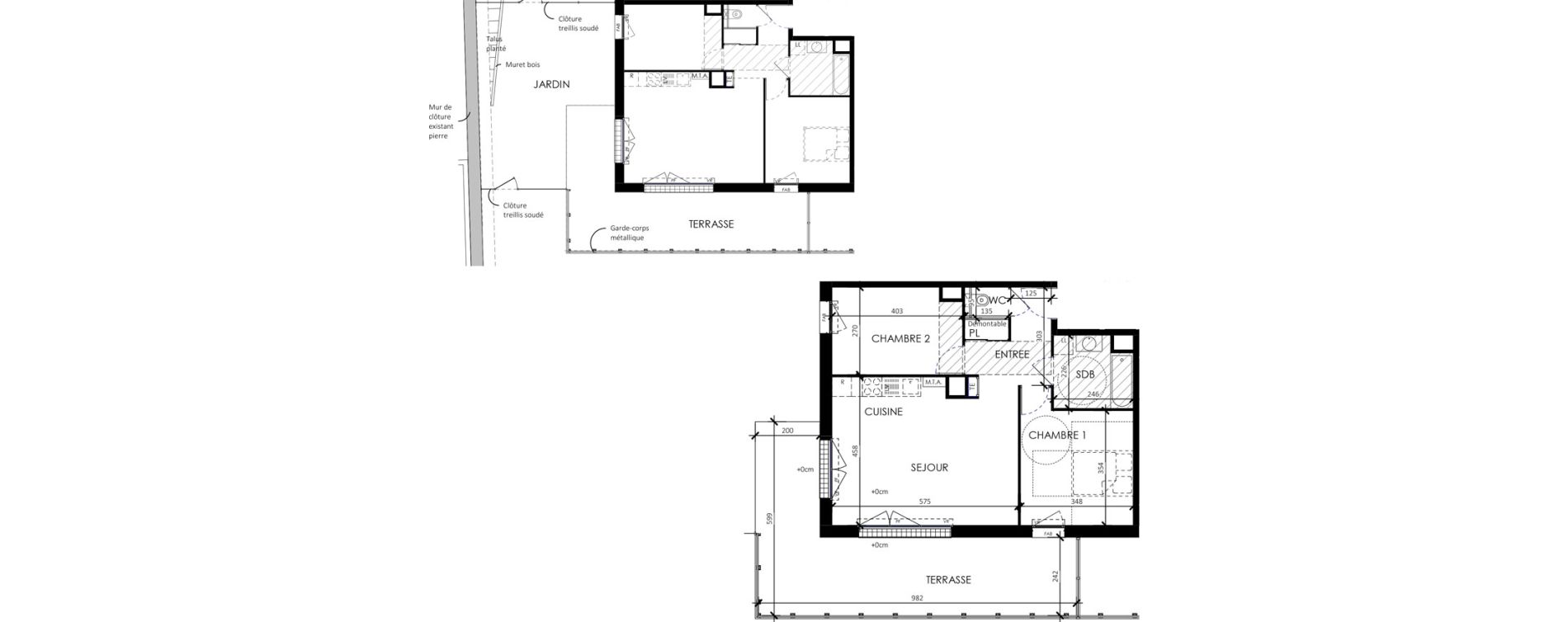 Appartement T3 de 61,81 m2 &agrave; Barneville-Carteret Centre