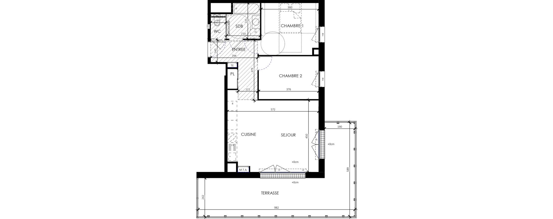 Appartement T3 de 61,15 m2 &agrave; Barneville-Carteret Centre