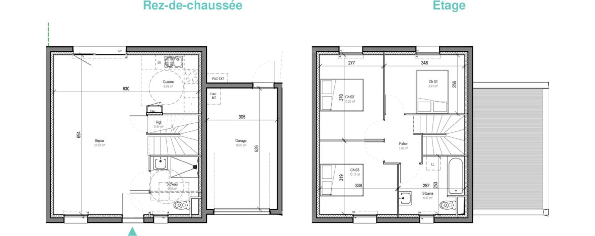 Maison T4 de 78,76 m2 &agrave; Cherbourg-Octeville Equeurdreville-hainneville