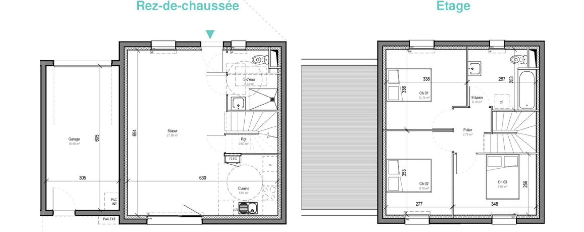 Maison T4 de 79,02 m2 &agrave; Cherbourg-Octeville Equeurdreville-hainneville