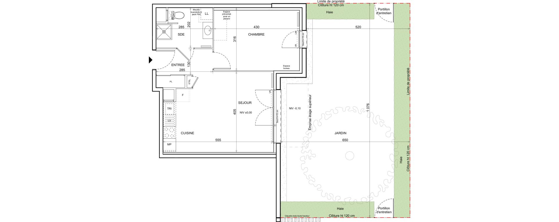 Appartement T2 de 43,49 m2 &agrave; Donville-Les-Bains Centre