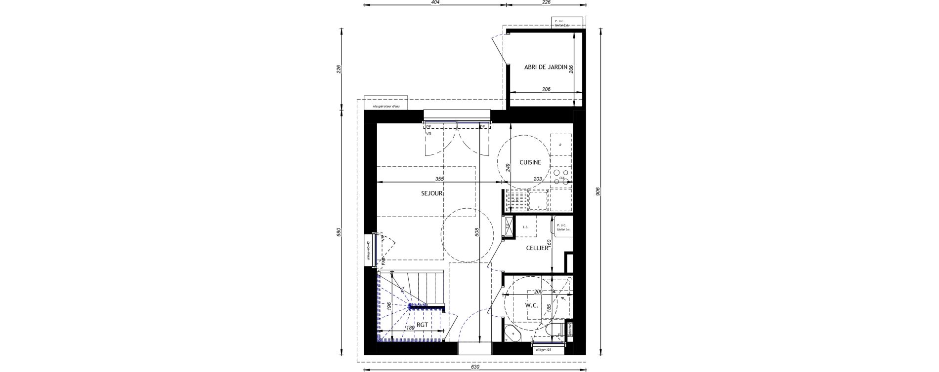 Maison T3 de 59,41 m2 &agrave; Hauteville-Sur-Mer Centre