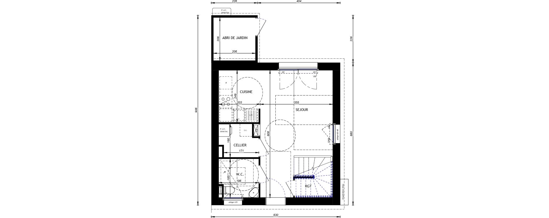 Maison T3 de 59,41 m2 &agrave; Hauteville-Sur-Mer Centre