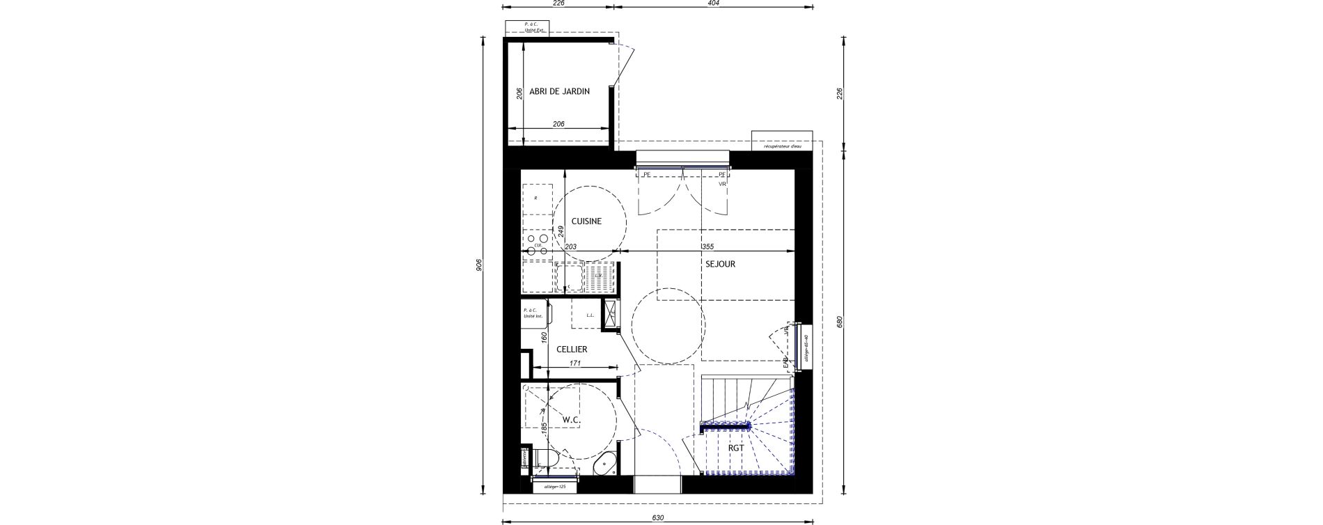 Maison T3 de 59,41 m2 &agrave; Hauteville-Sur-Mer Centre