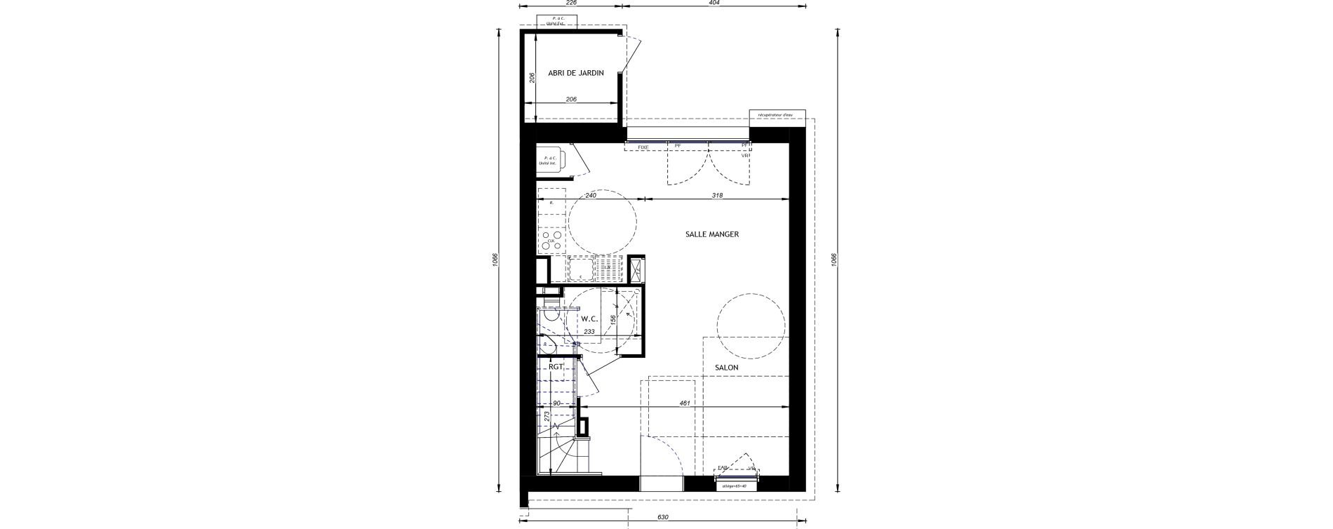 Maison T3 de 76,05 m2 &agrave; Hauteville-Sur-Mer Centre