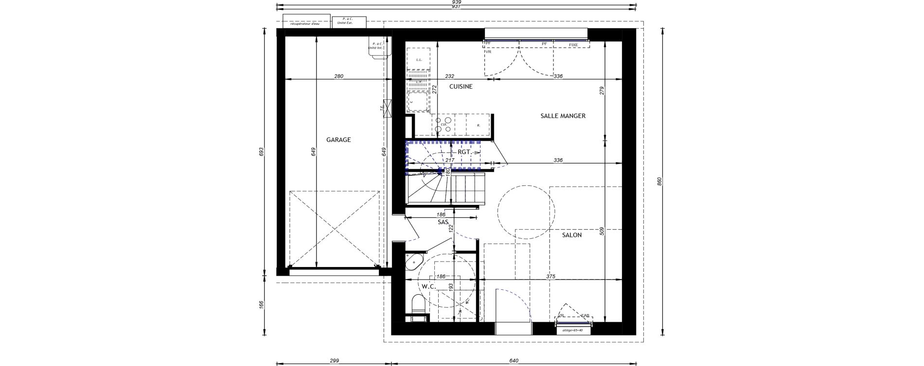 Maison T4 de 80,26 m2 &agrave; Hauteville-Sur-Mer Centre