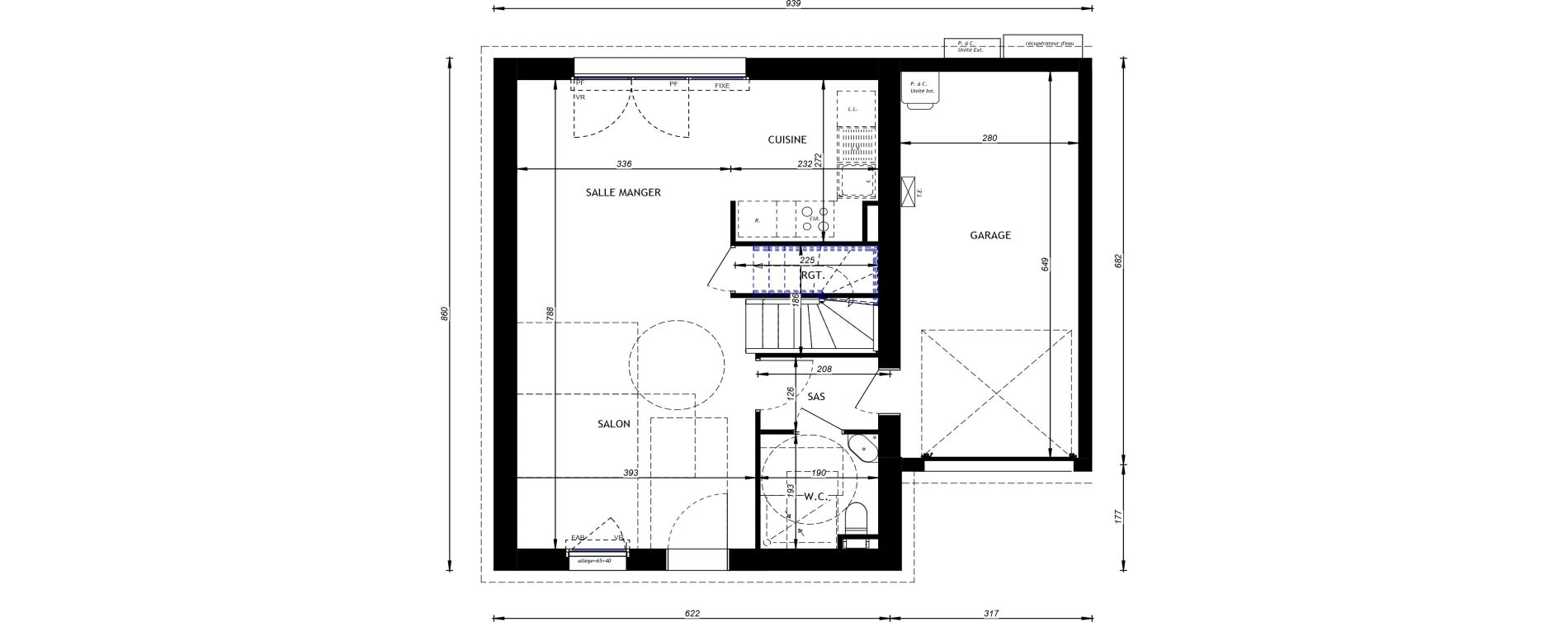 Maison T4 de 80,26 m2 &agrave; Hauteville-Sur-Mer Centre