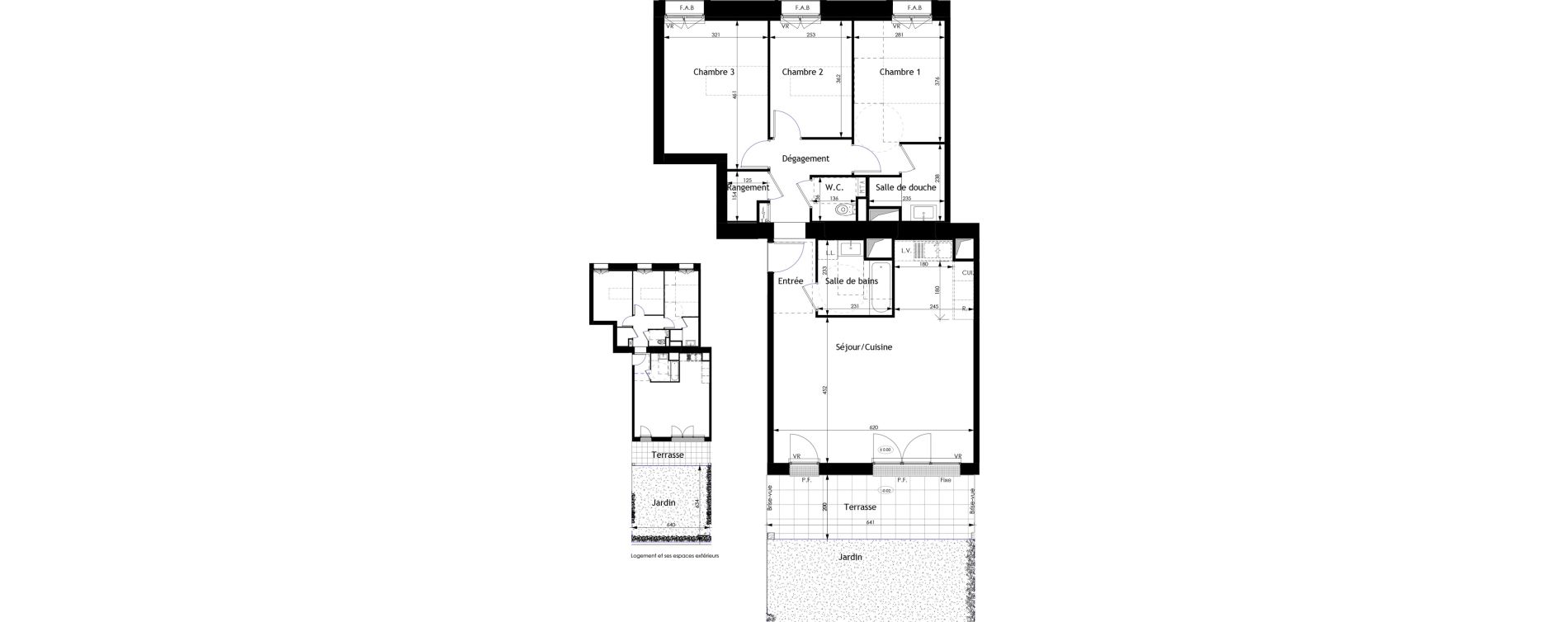 Appartement T4 de 88,89 m2 &agrave; Bois-Guillaume Rue herbeuse