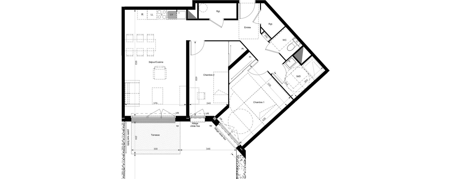 Appartement T3 de 71,14 m2 &agrave; Franqueville-Saint-Pierre Franqueville st pierre