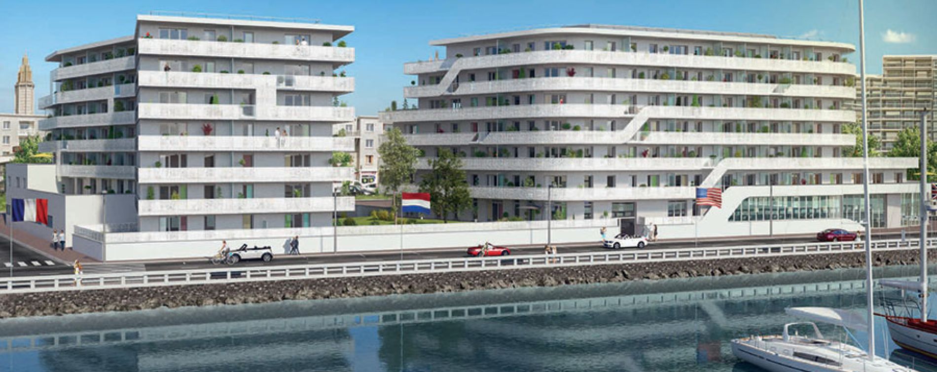 Appartement à Vendre Le Havre Front De Mer White Pearl au Havre programme neuf