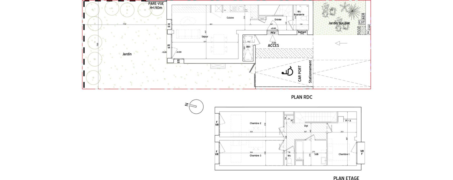 Maison T4 de 85,10 m2 au Petit-Quevilly Centre