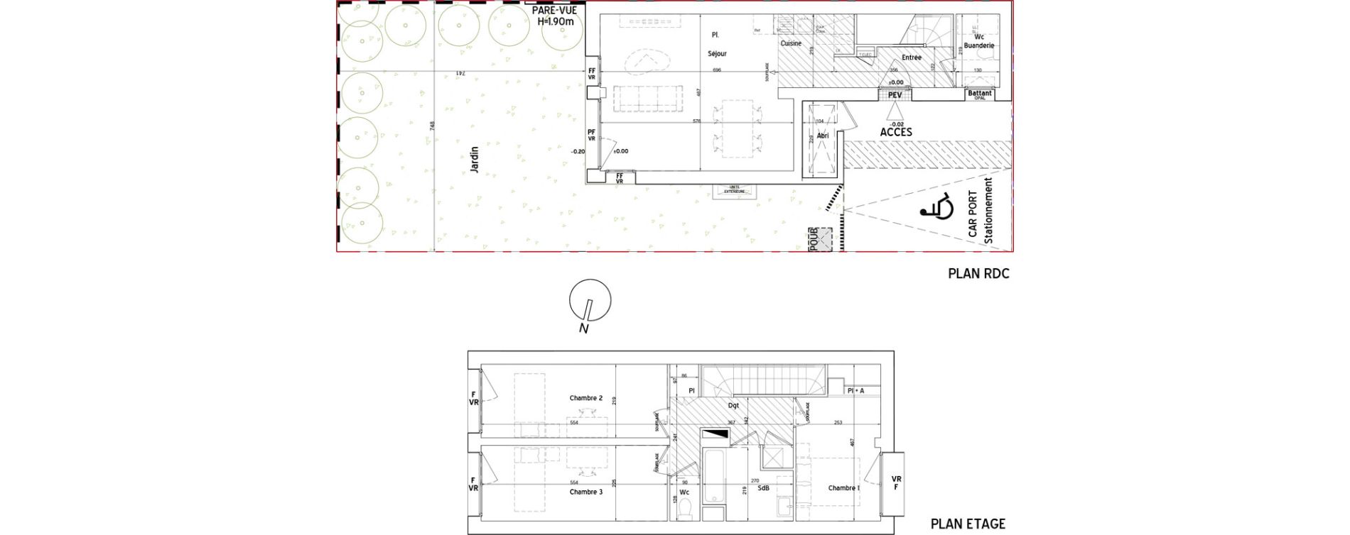 Maison T4 de 84,60 m2 au Petit-Quevilly Centre