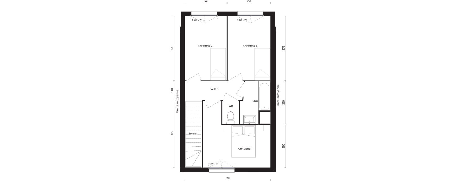 Maison T4 de 79,60 m2 &agrave; Malaunay Centre