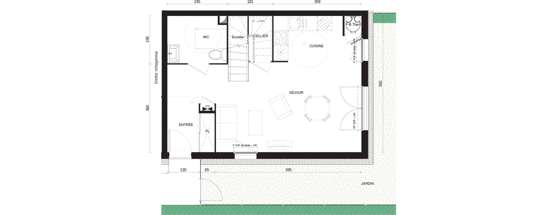 Maison T4 de 80,20 m2 &agrave; Malaunay Centre