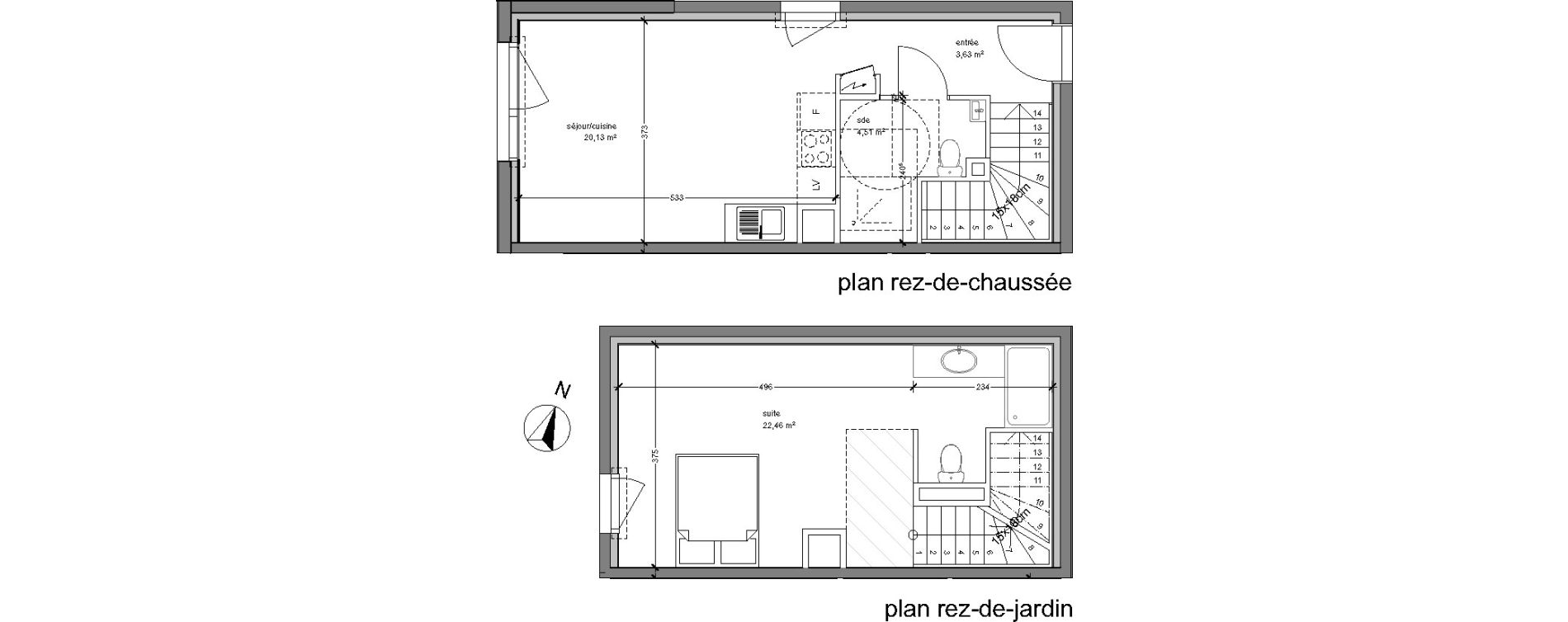 Appartement T2 de 50,73 m2 &agrave; Mont-Saint-Aignan Mont st aignan