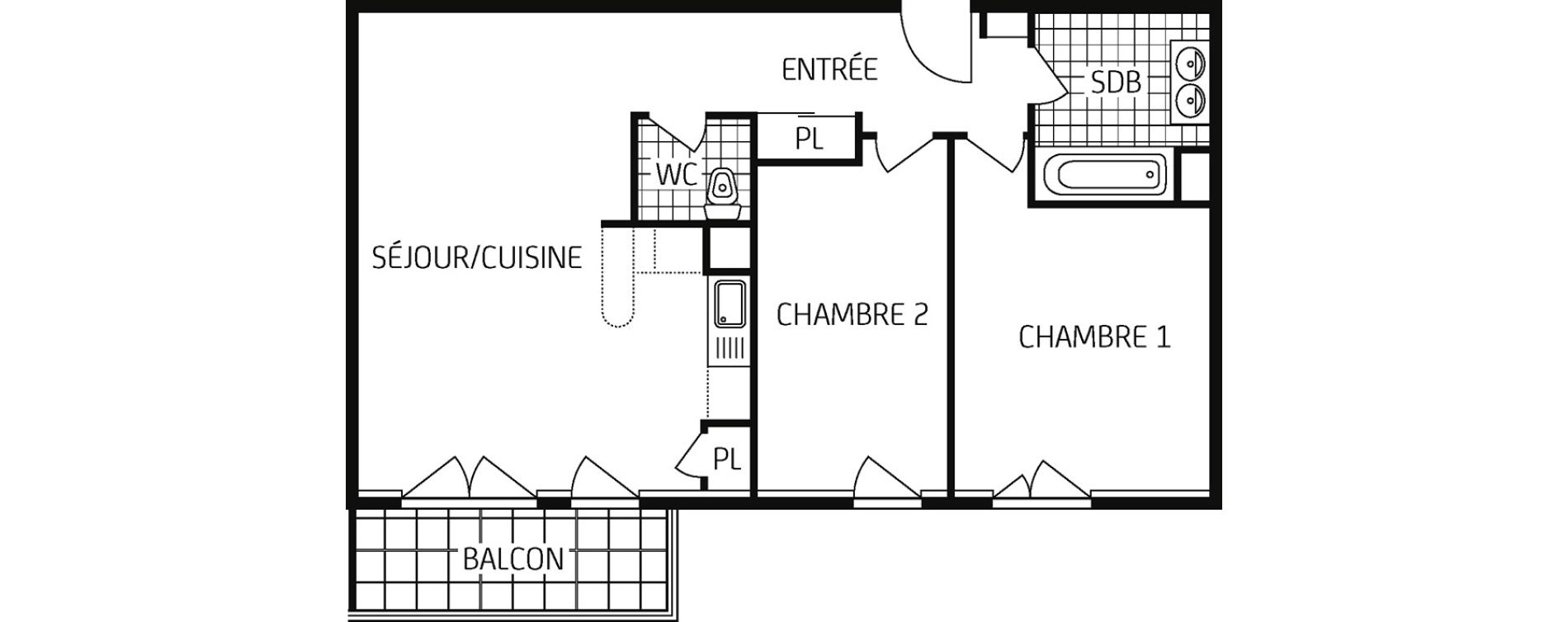 Appartement T3 de 64,67 m2 &agrave; Notre-Dame-De-Bondeville Centre