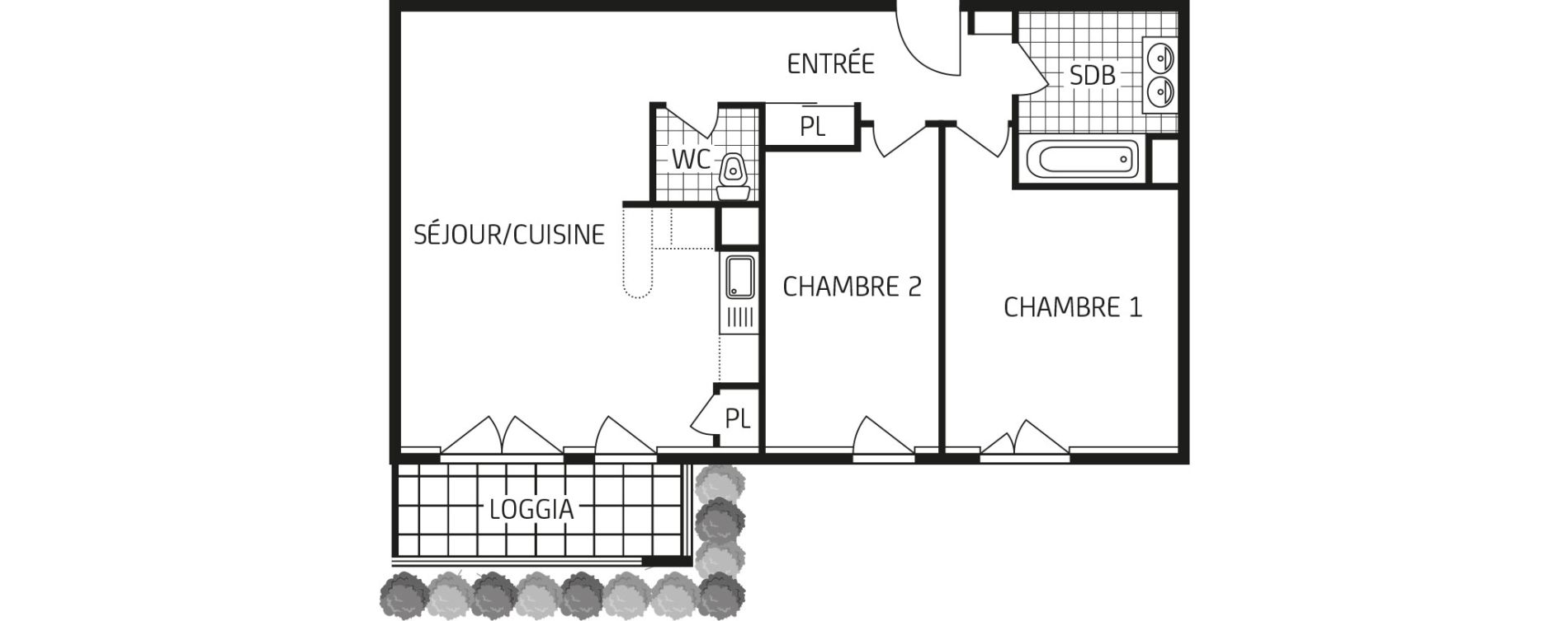 Appartement T3 de 64,68 m2 &agrave; Notre-Dame-De-Bondeville Centre