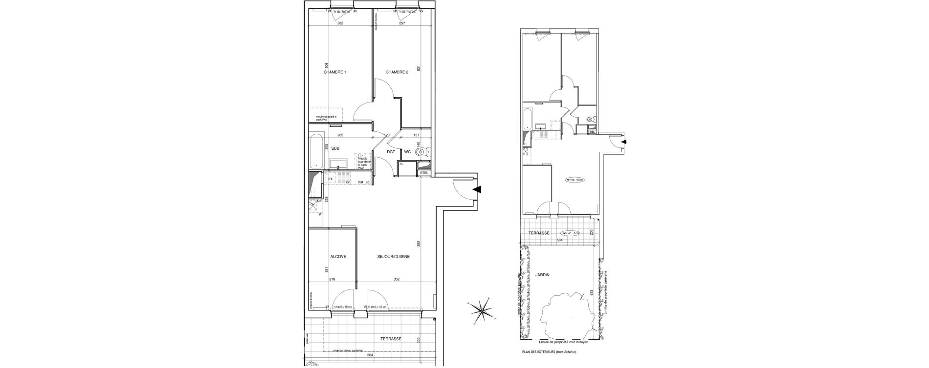 Appartement T3 de 73,92 m2 &agrave; Saint-Aubin-L&egrave;s-Elbeuf Centre