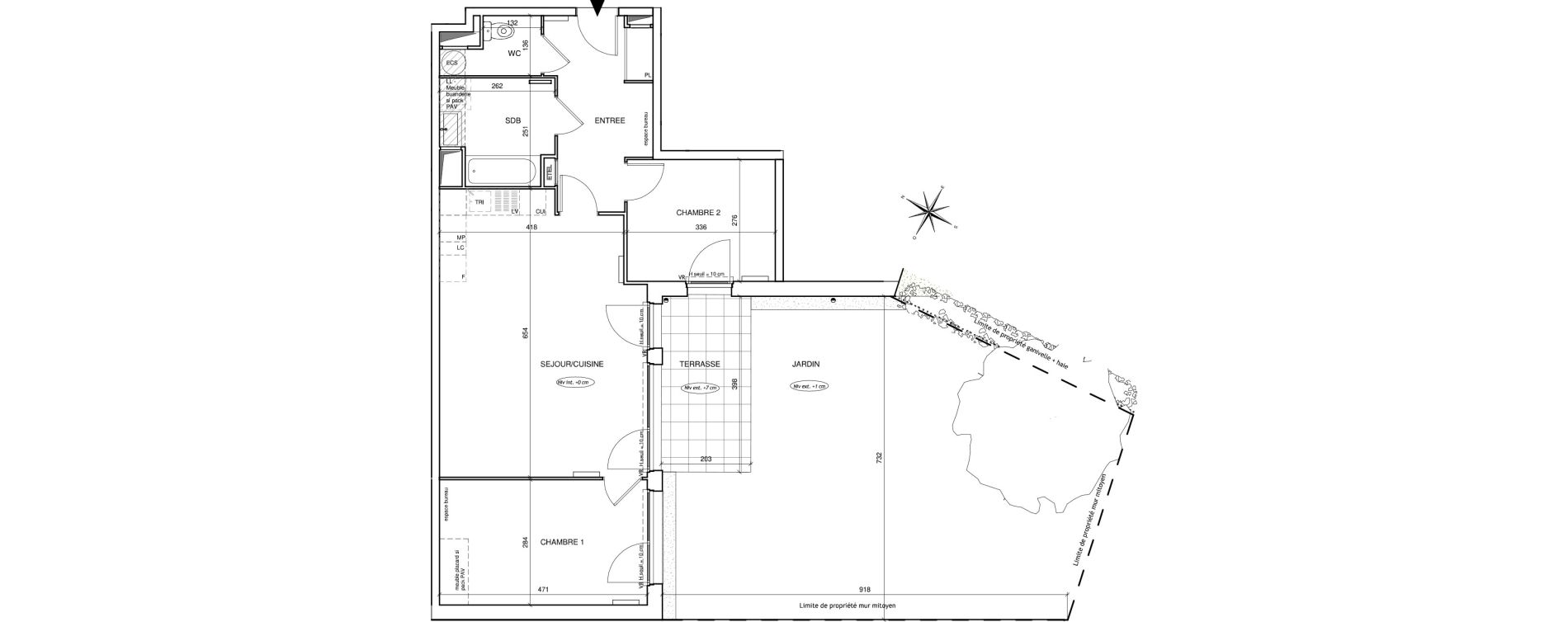 Appartement T3 de 68,53 m2 &agrave; Saint-Aubin-L&egrave;s-Elbeuf Centre