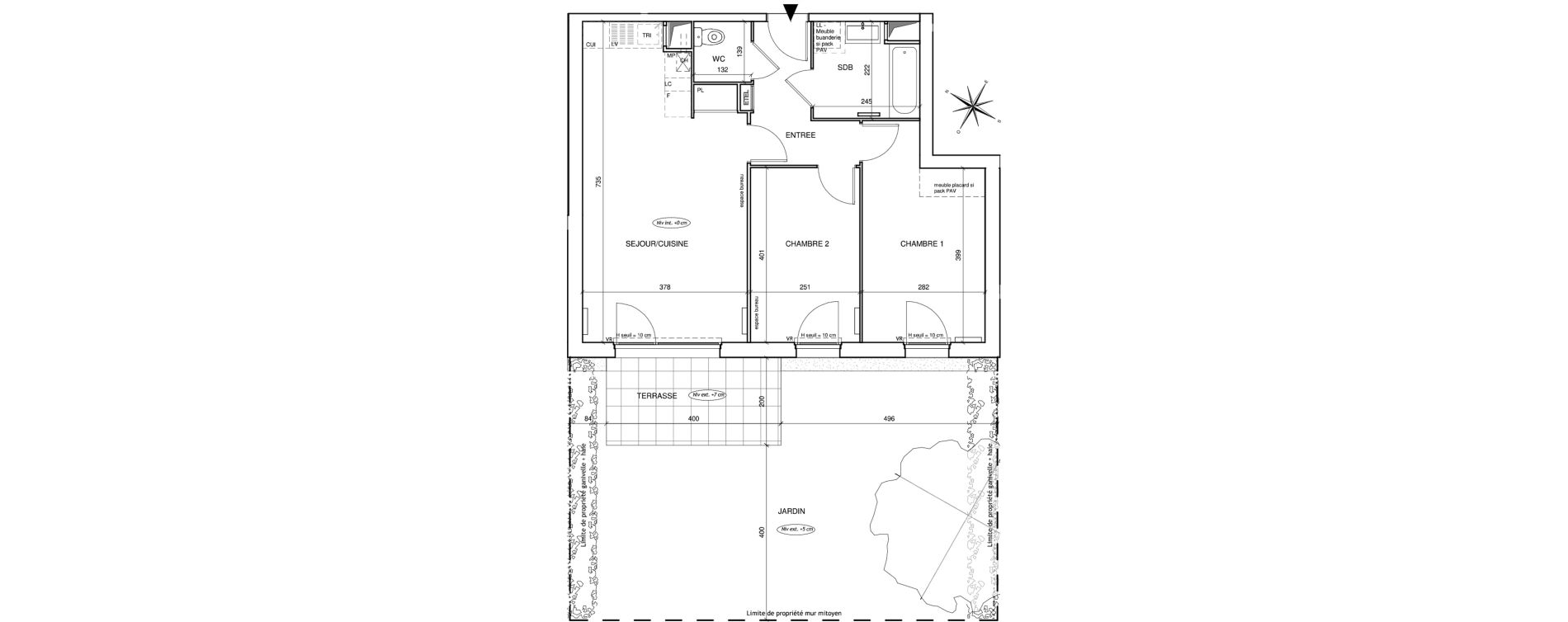 Appartement T3 de 60,48 m2 &agrave; Saint-Aubin-L&egrave;s-Elbeuf Centre