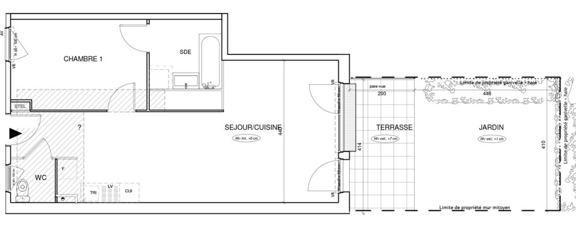 Appartement T2 de 51,52 m2 &agrave; Saint-Aubin-L&egrave;s-Elbeuf Centre