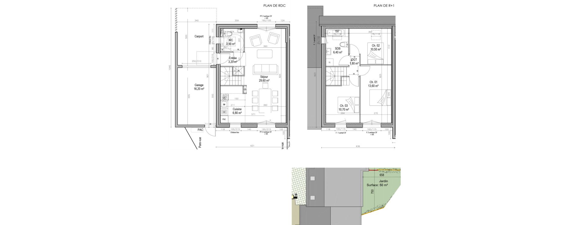 Maison T4 de 86,50 m2 &agrave; Saint-Pierre-L&egrave;s-Elbeuf Centre