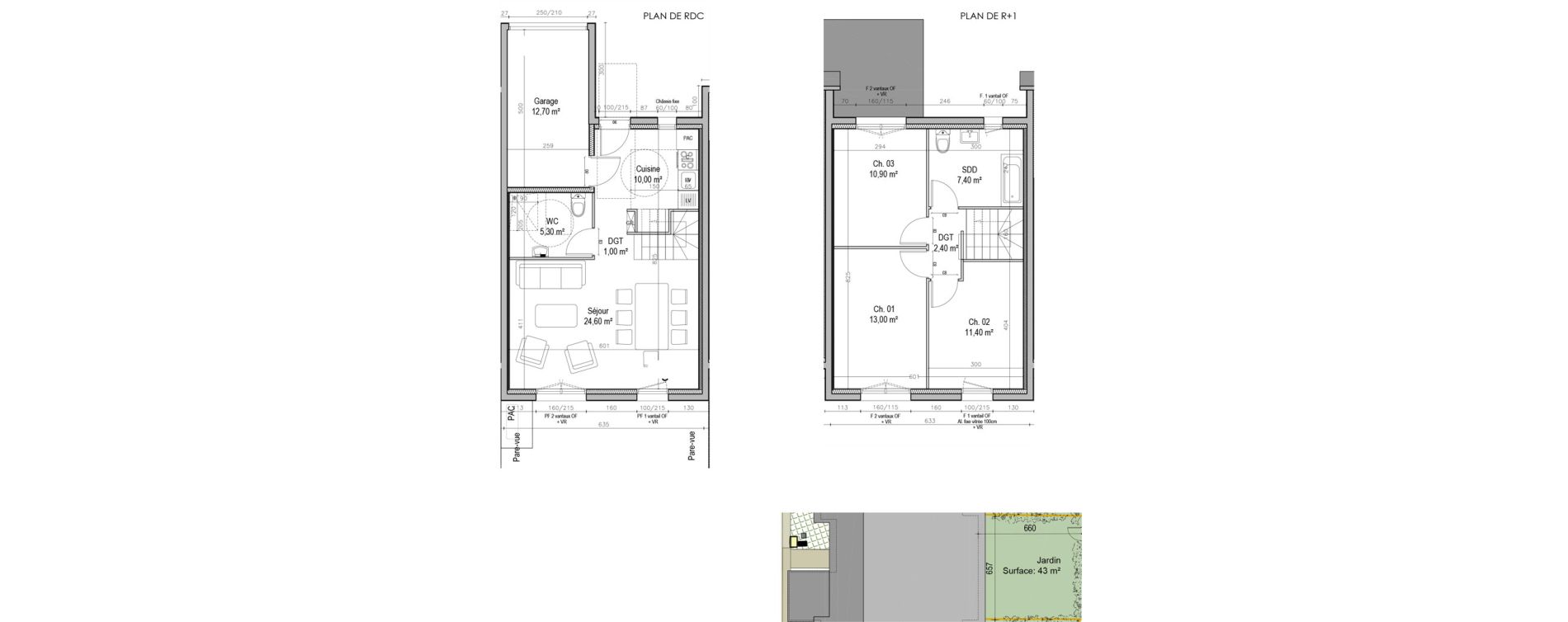 Maison T4 de 86,00 m2 &agrave; Saint-Pierre-L&egrave;s-Elbeuf Centre