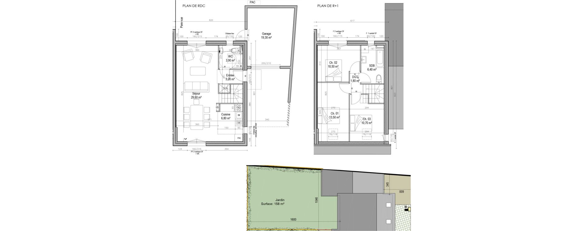 Maison T4 de 86,40 m2 &agrave; Saint-Pierre-L&egrave;s-Elbeuf Centre
