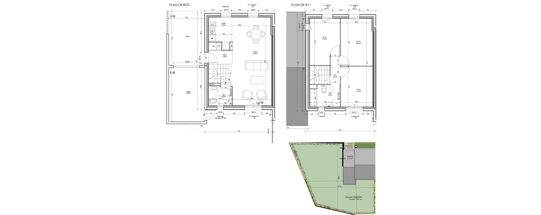 Maison T4 de 85,90 m2 &agrave; Saint-Pierre-L&egrave;s-Elbeuf Centre