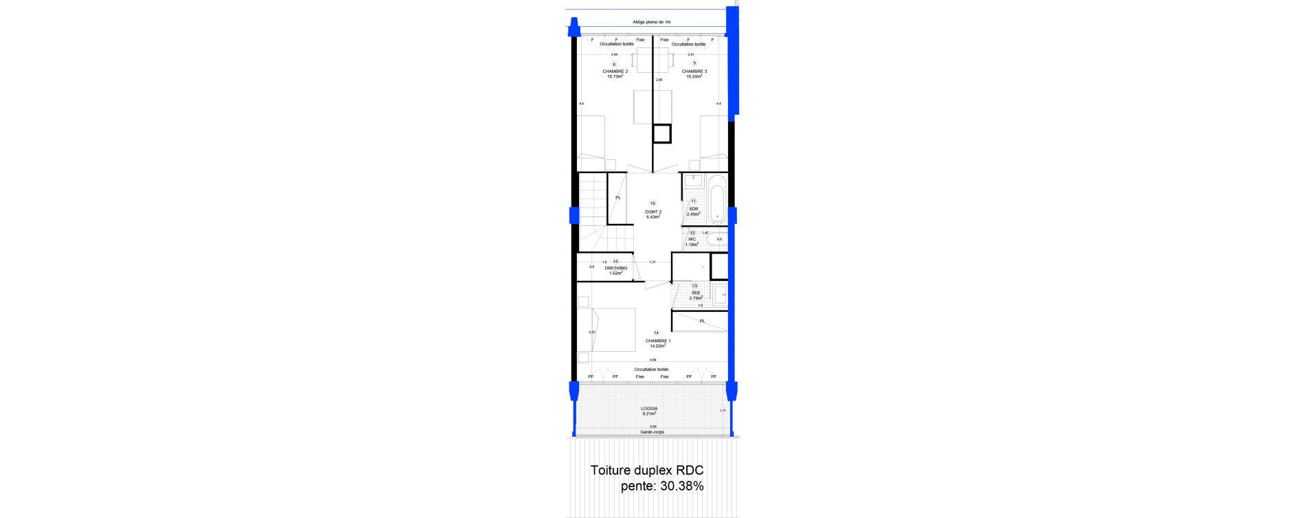 Appartement T5 de 119,74 m2 &agrave; Sainte-Adresse Centre