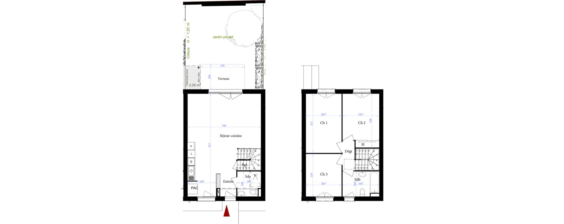 Maison T4 de 87,45 m2 &agrave; Sotteville-L&egrave;s-Rouen Victor hugo