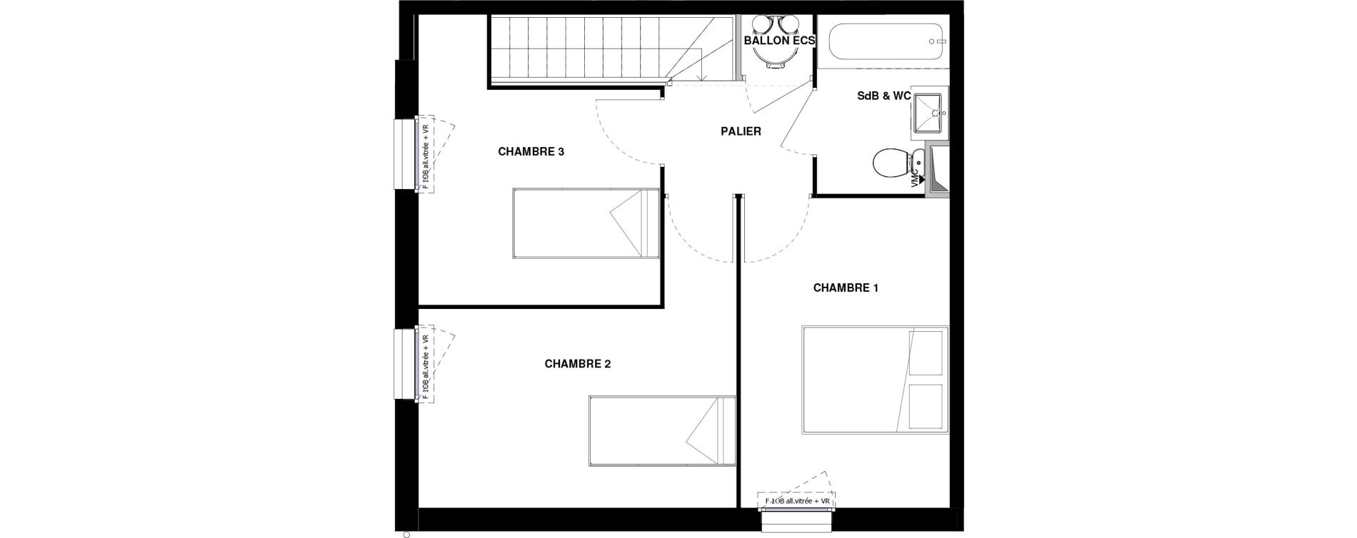 Appartement T4 de 80,00 m2 &agrave; Angoulins Centre