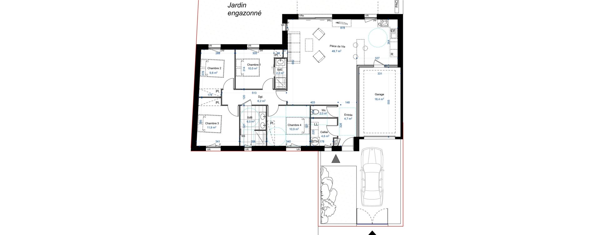 Maison T5 de 118,50 m2 &agrave; Aytr&eacute; Centre