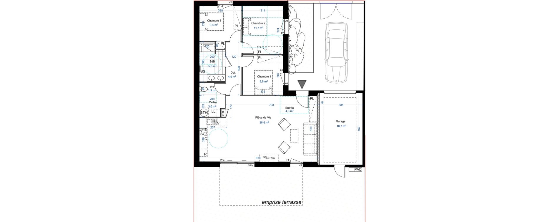 Maison T4 de 89,00 m2 &agrave; Aytr&eacute; Centre