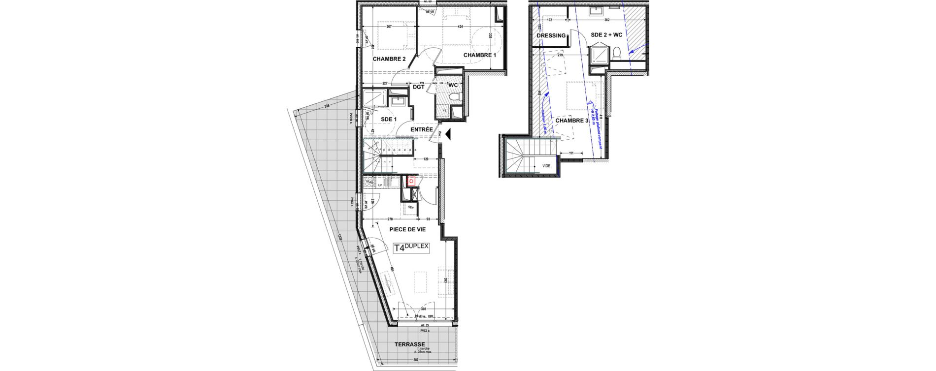Appartement T4 de 87,67 m2 &agrave; Aytr&eacute; Centre