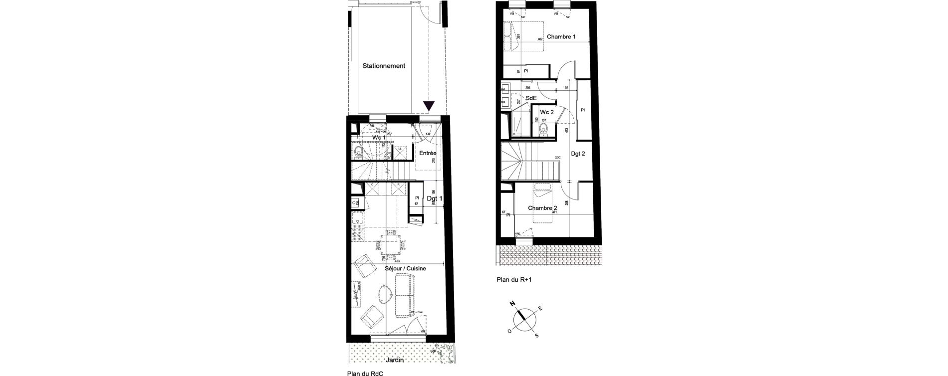 Maison T3 de 78,00 m2 &agrave; Ch&acirc;telaillon-Plage Centre
