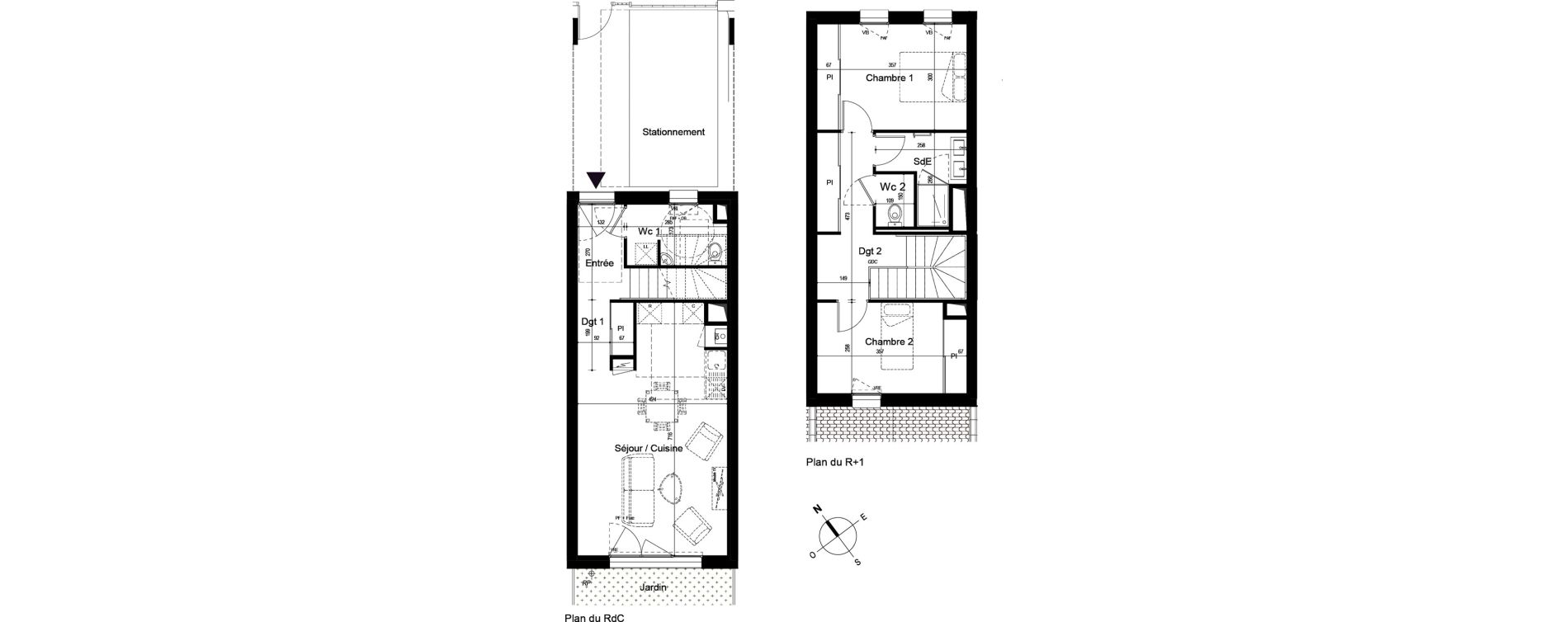 Maison T3 de 75,57 m2 &agrave; Ch&acirc;telaillon-Plage Centre